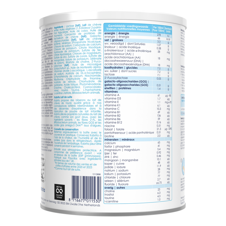 Kabrita 2 Lait de suite 800g