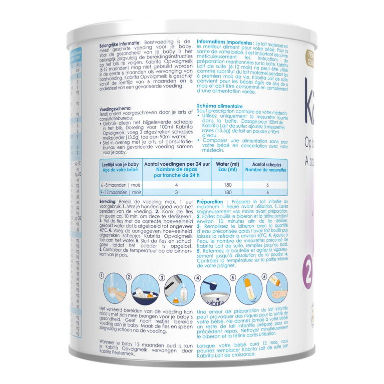 Kabrita 2 Lait de suite 800g