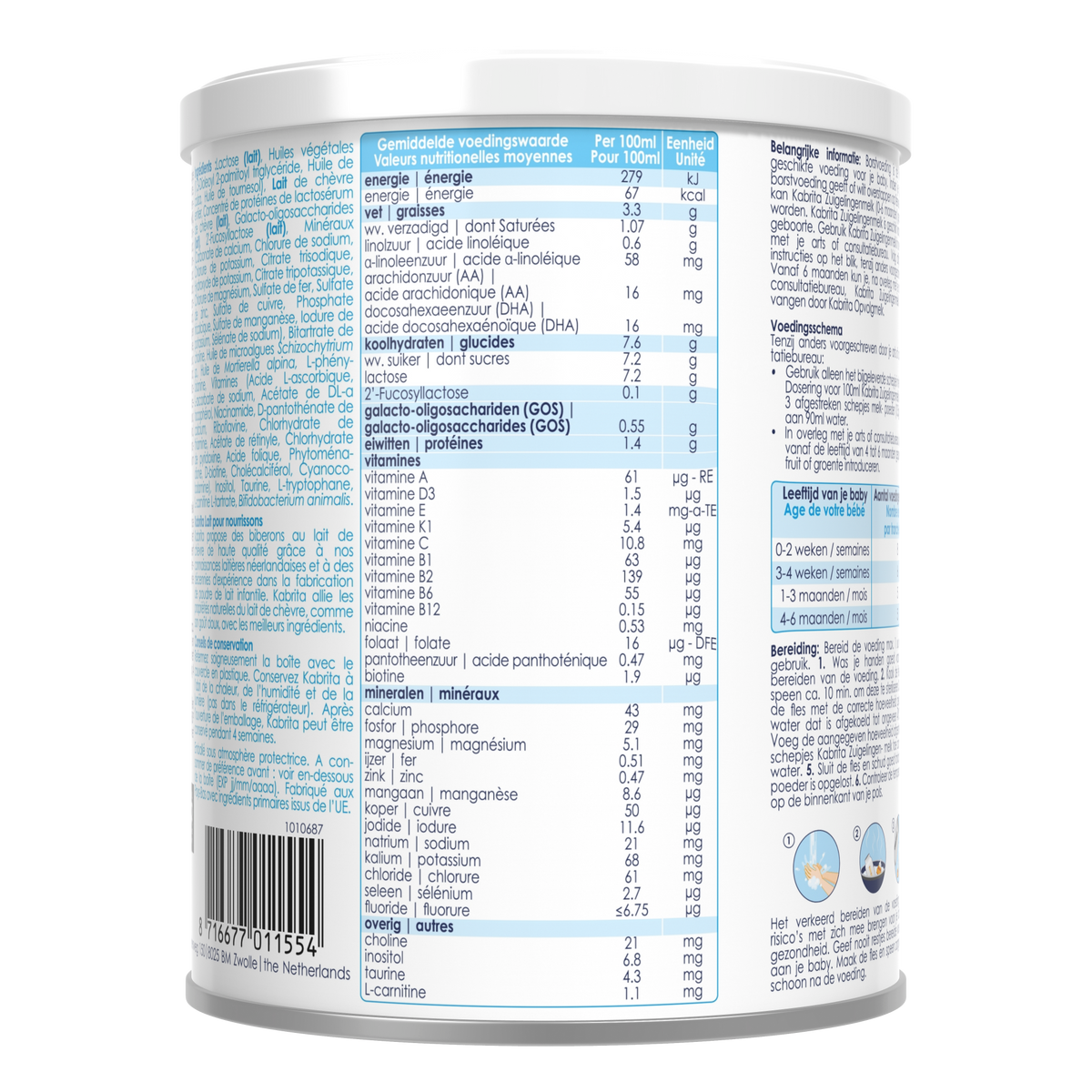 Kabrita 1 Lait infantile 400g