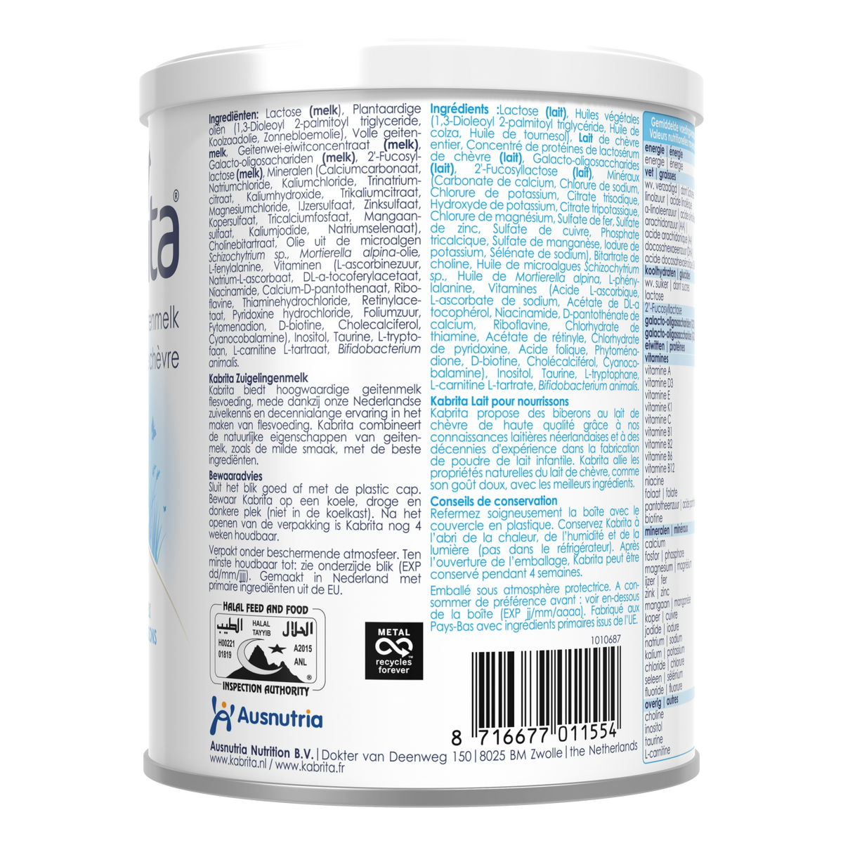 Kabrita 1 Lait infantile 400g