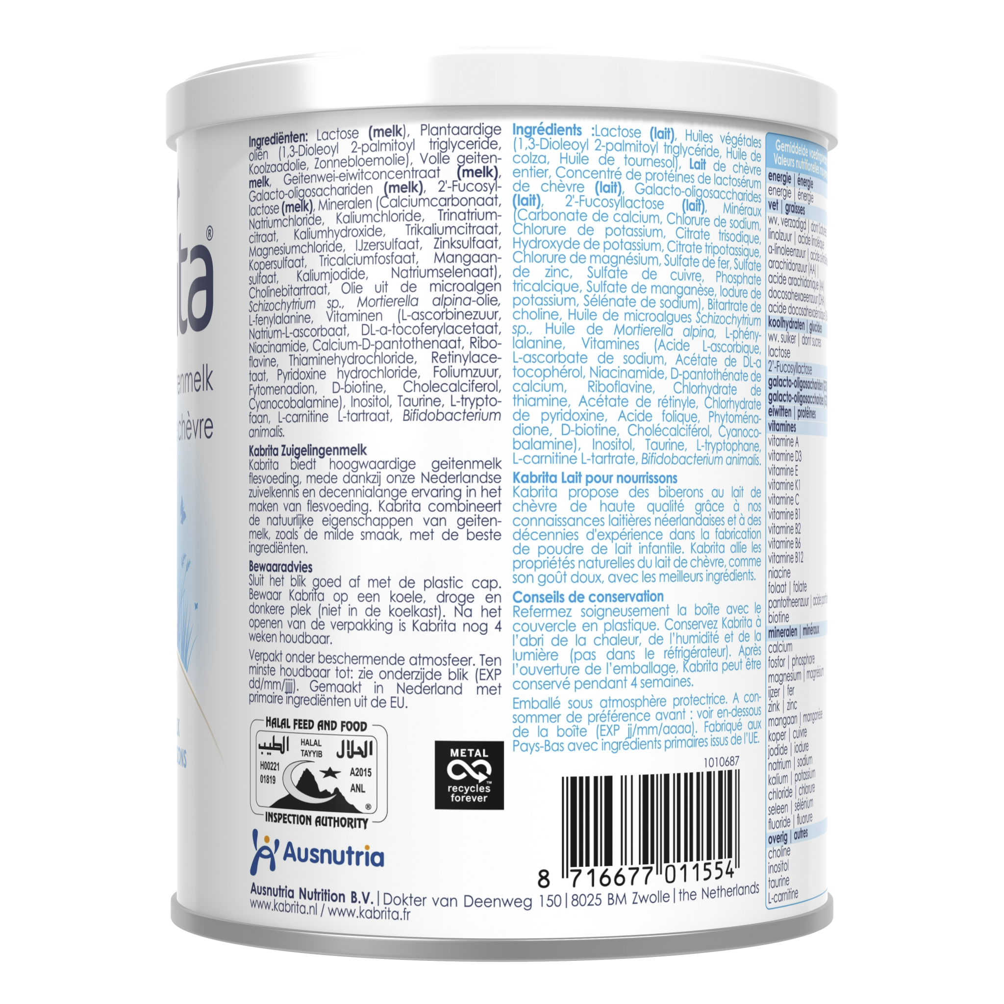 Kabrita 1 Lait infantile 400g
