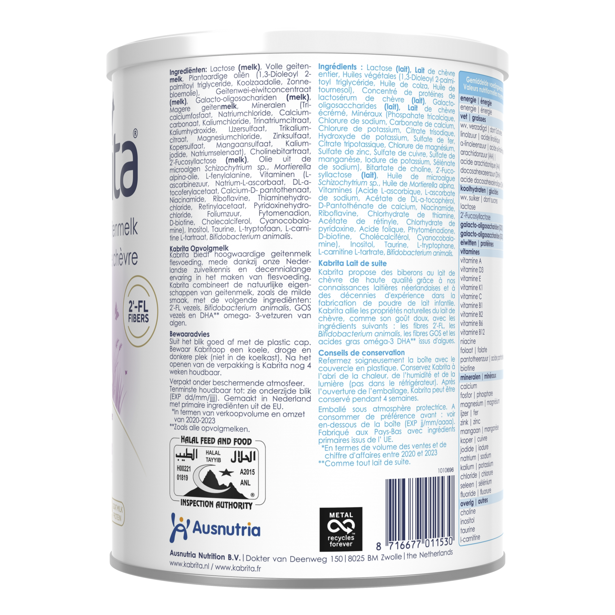 Kabrita 2 Lait de suite 800g